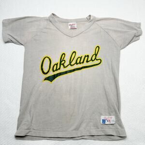 Rawlings vintage Oakland athletics baseball shirt single stitch made in USA